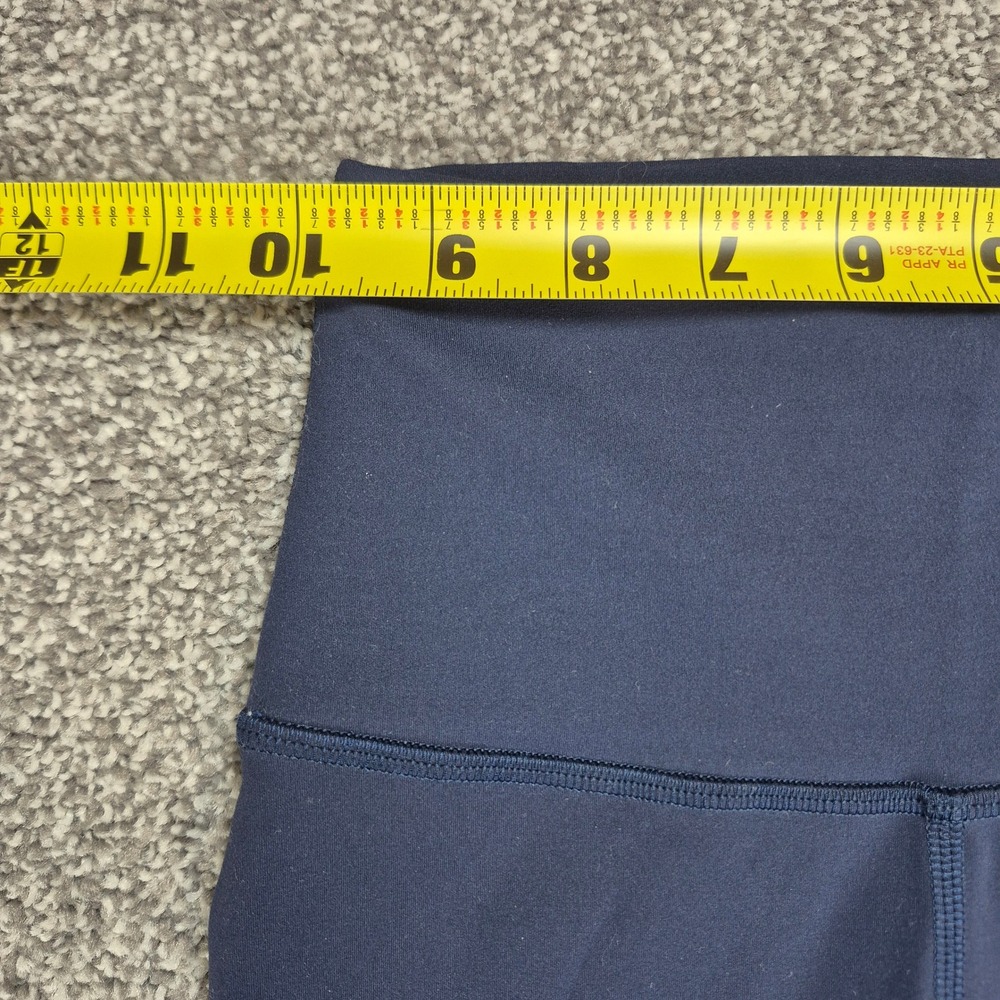 Lululemon Wunder Train High-Rise Crop 21" Womens 2 Navy Blue Leggings - Picture 4 of 8